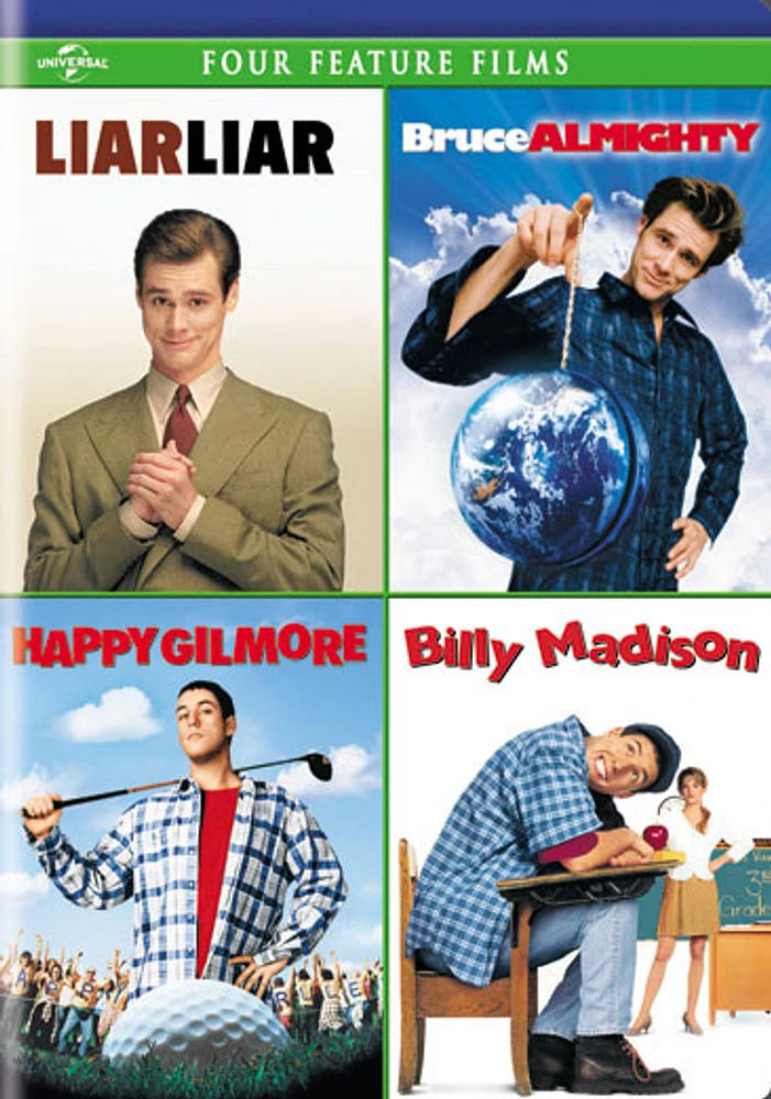 Liar Liar / Bruce Almighty / Happy Gilmore / Billy Madison - USED