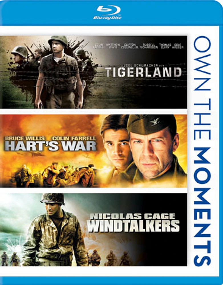 Tigerland / Hart's War / Windtalkers - USED