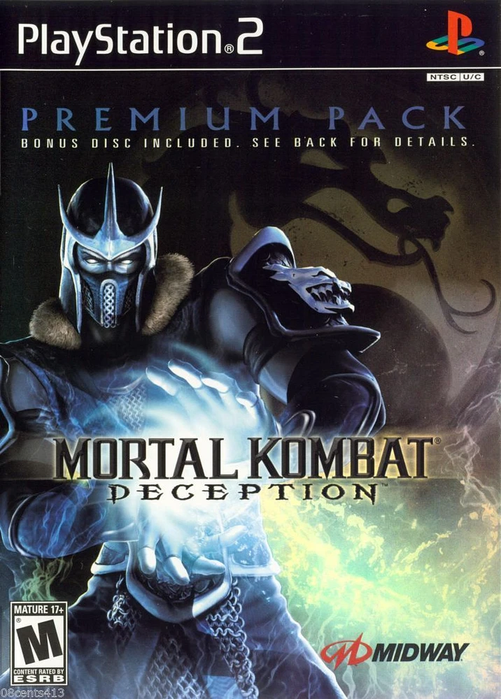 MORTAL KOMBAT:DECEPTION (PREM - Playstation 2 - USED