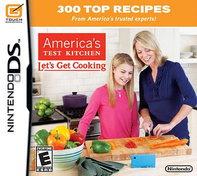 Americas Test Kitchen Let's Get Cooking - Nintendo DS - USED