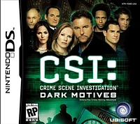 CSI Dark Motives - Nintendo DS - USED