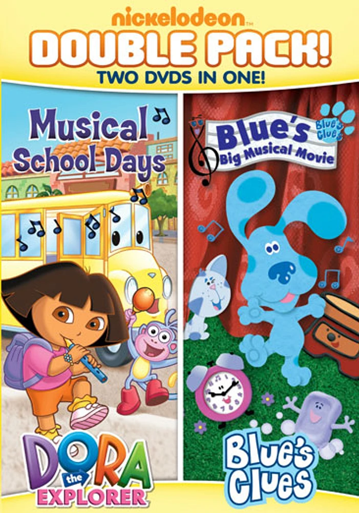 Dora: Musical School Days / Blue's Clues: Blue's Big Musical - USED