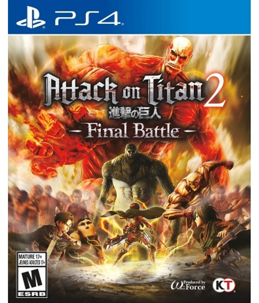 Vintage Stock Attack On Titan 2: Final Battle - Playstation 4 - USED |  Hamilton Place