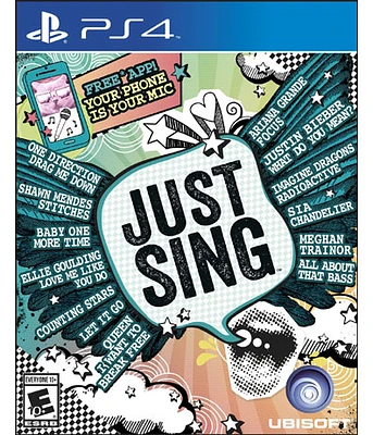 JUST SING - Playstation 4 - USED