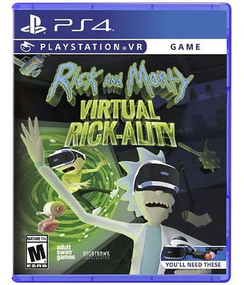 RICK & MORTY:VIRTUAL RICK-ALIT - Playstation 4 - USED