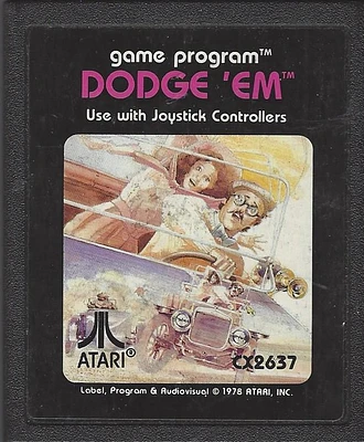 DODGE 'EM - Atari 2600 - USED