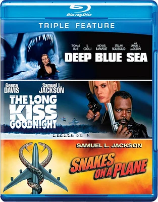 Deep Blue Sea / The Long Kiss Goodnight / Snakes on a Plane - USED