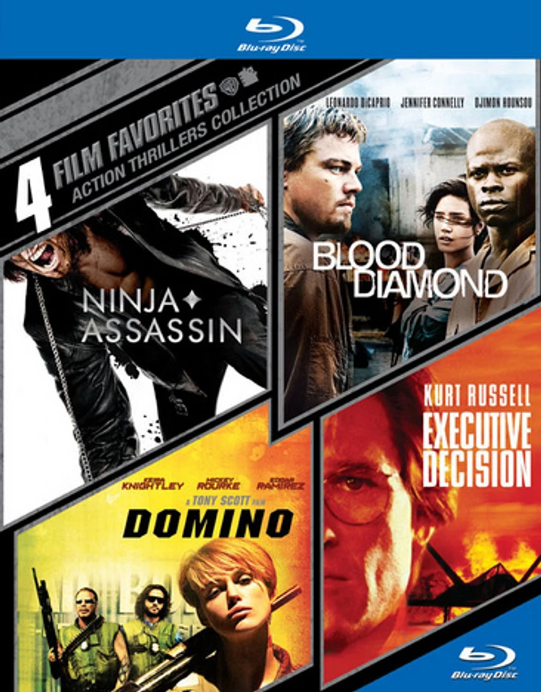 4 Film Favorites: Action Thrillers - USED