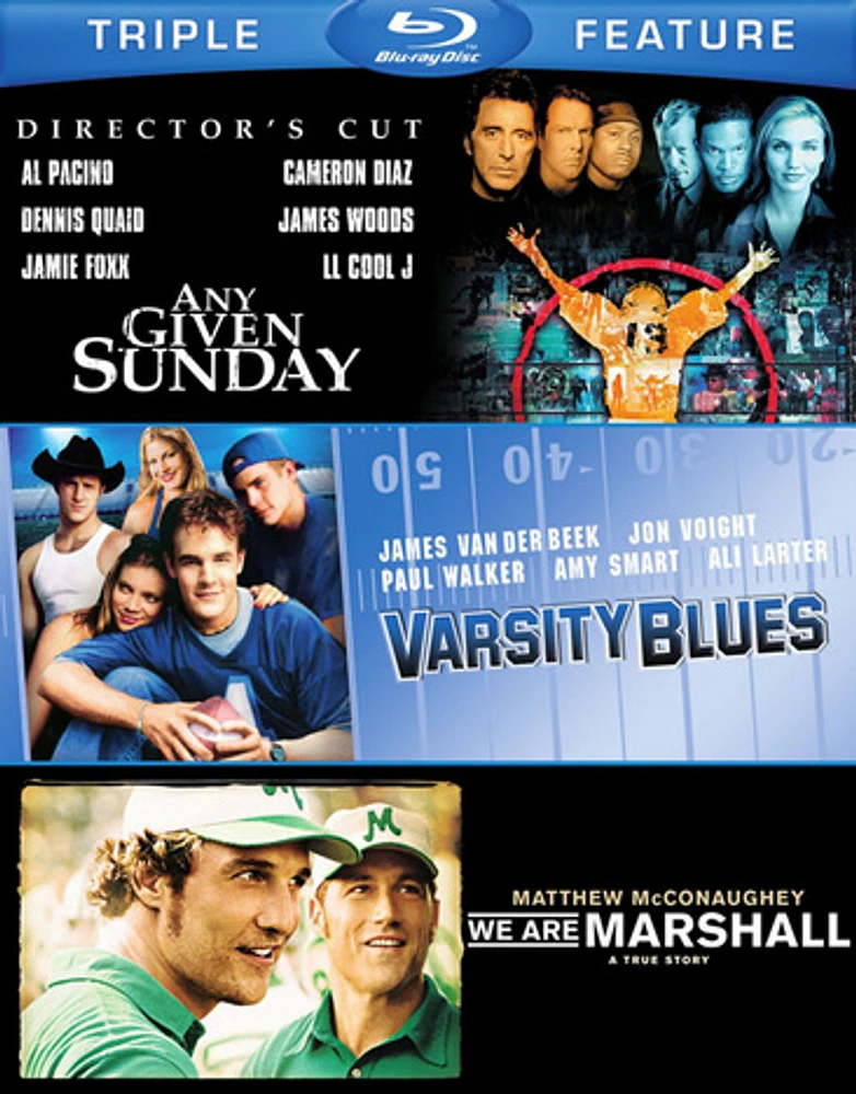 Varsity Blues / Any Given Sunday / We Are Marshall - USED