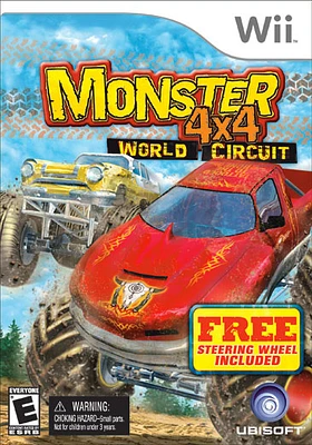 Monster 4x4 World Circuit (with Wheel) - Wii - USED