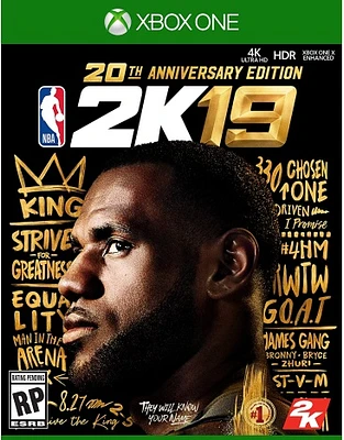 NBA 2K19:20TH ANNIVERSARY - Xbox One - USED