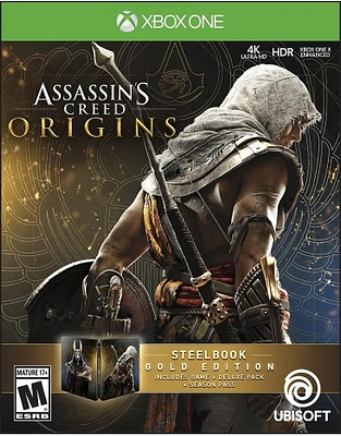 Assassins Creed Origins Steelbook Gold Edition - Xbox One - USED