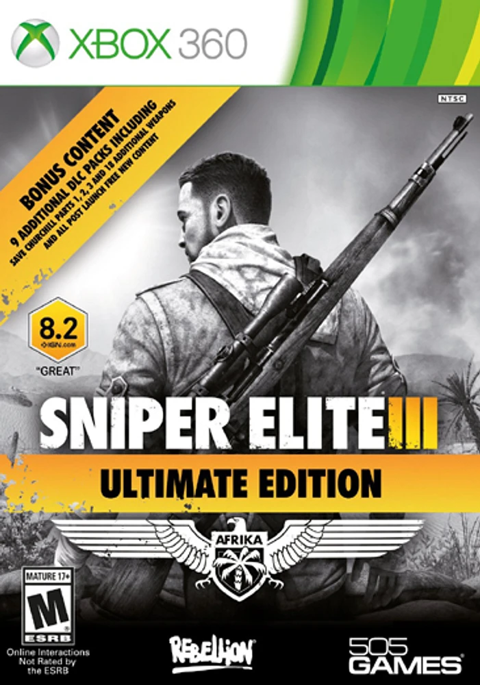 Sniper Elite III Ultimate Edition - Xbox 360 - USED