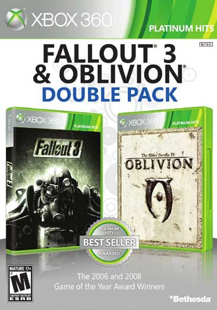 Fallout 3 & Oblivion Double Pack - Xbox 360 - USED