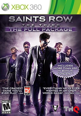 SAINTS ROW:THE THIRD (FULL PKG - Xbox 360 - USED