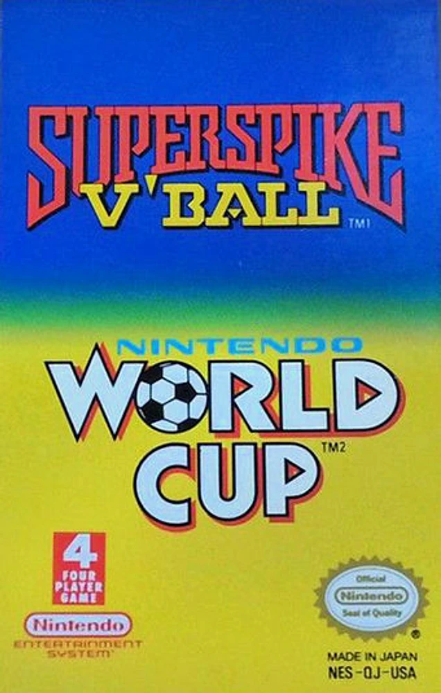 SUPER SPIKE VOLLEYBALL/WORLD - NES - USED