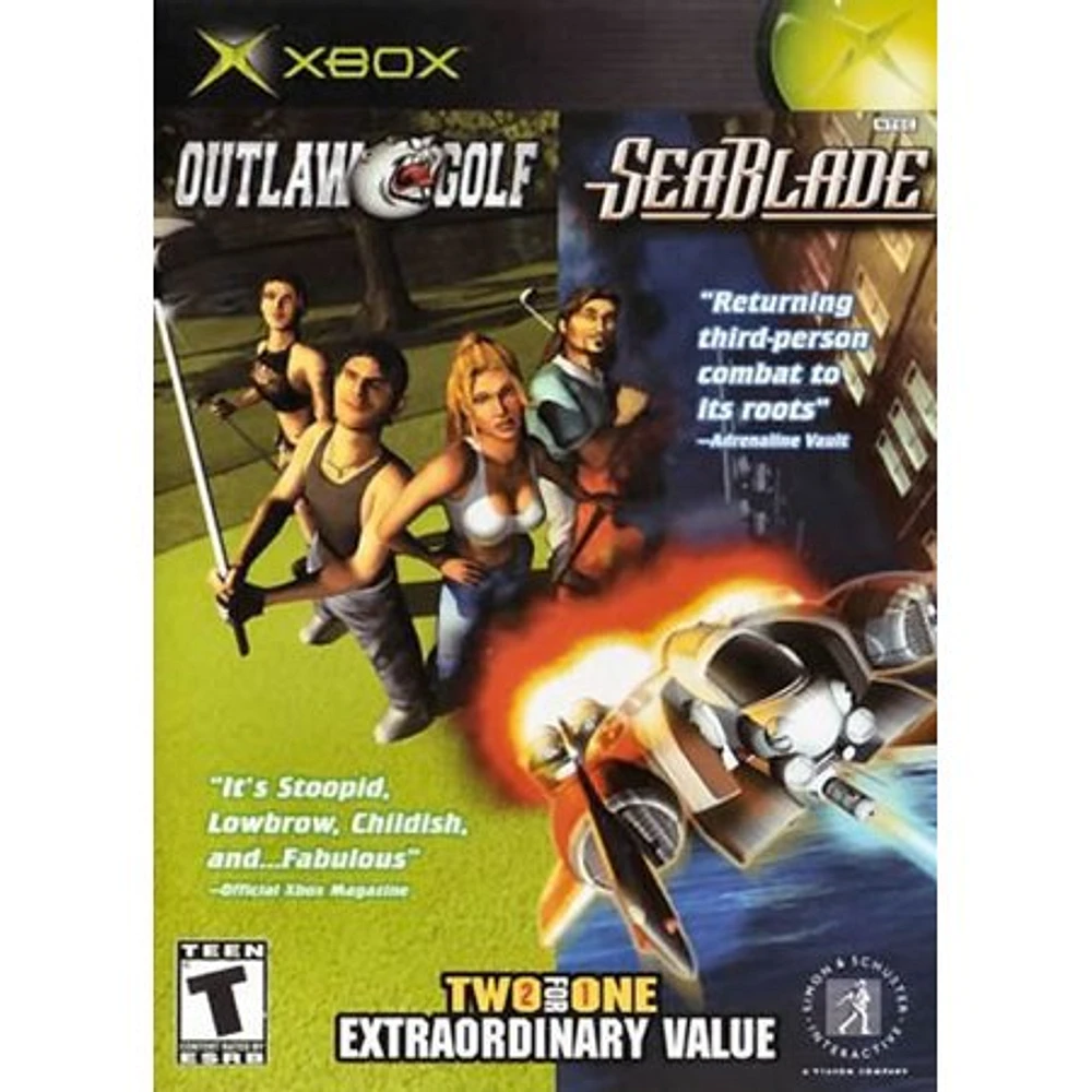 OUTLAW GOLF/SEA BLADE - Xbox - USED