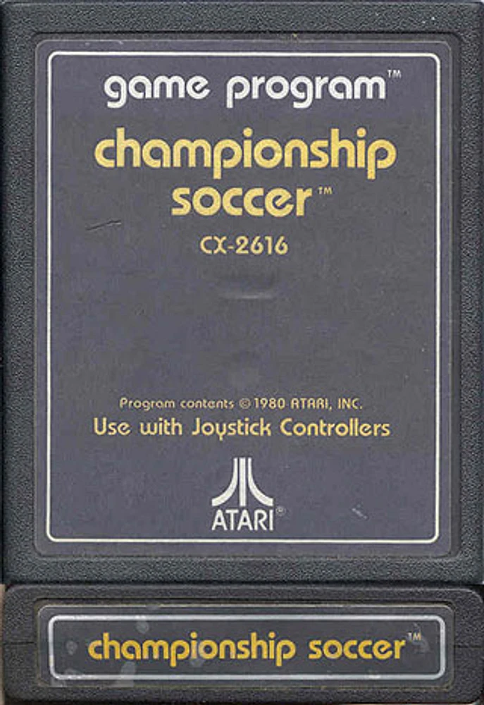 CHAMPIONSHIP SOCCER - Atari 2600 - USED