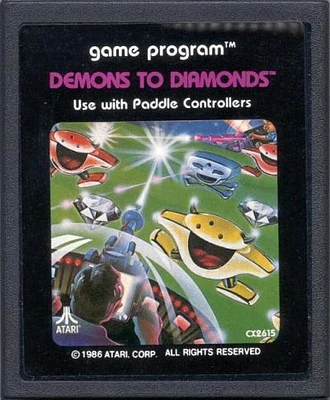 DEMONS TO DIAMONDS - Atari 2600 - USED