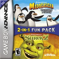 MADAGASCAR/SHREK 2 - Game Boy Advanced - USED