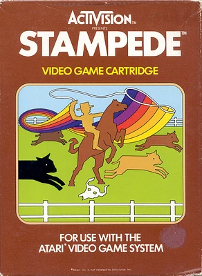 STAMPEDE - Atari 2600 - USED