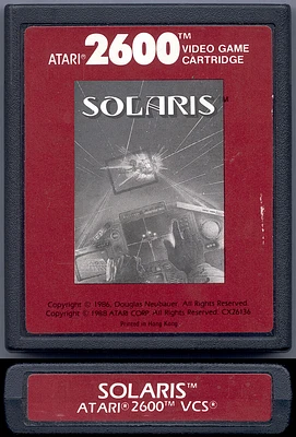 SOLARIS - Atari 2600 - USED