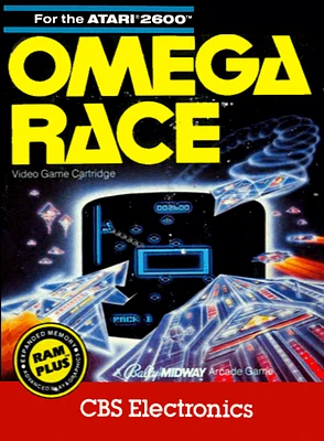 OMEGA RACE - Atari 2600 - USED