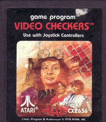 VIDEO CHECKERS - Atari 2600 - USED