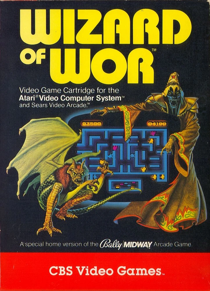 WIZARD OF WOR - Atari 2600 - USED