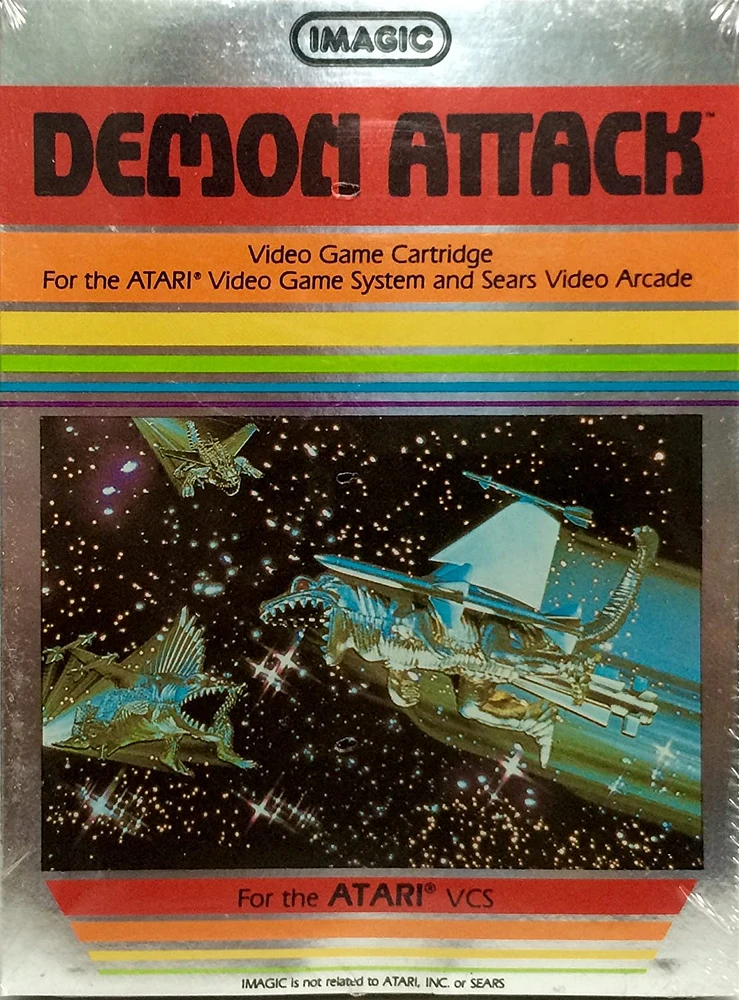 DEMON ATTACK - Atari 2600 - USED