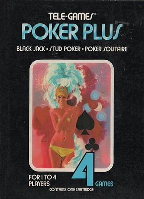 POKER PLUS - Atari 2600 - USED