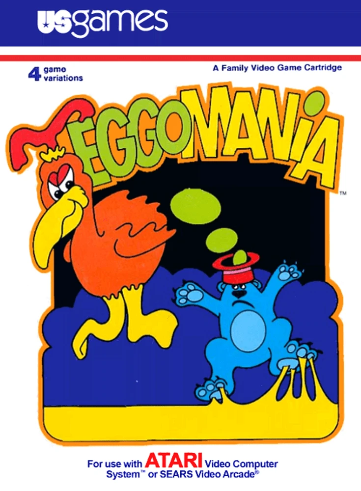 Vintage Stock EGGOMANIA - Atari 2600 - USED | Hamilton Place