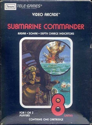 SUBMARINE COMMANDER - Atari 2600 - USED