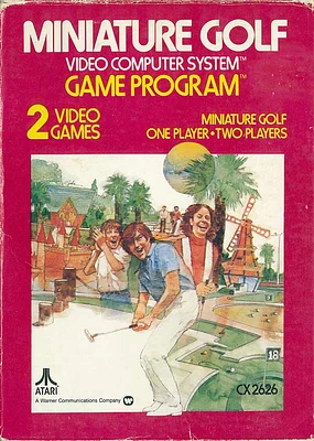 MINIATURE GOLF - Atari 2600 - USED