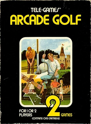 ARCADE GOLF - Atari 2600 - USED