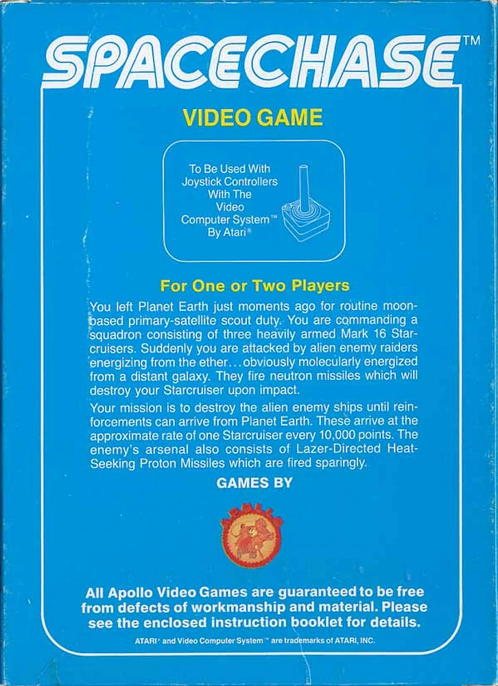 SPACE CHASE - Atari 2600 - USED