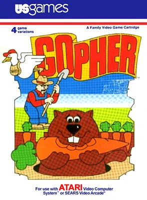 GOPHER - Atari 2600 - USED