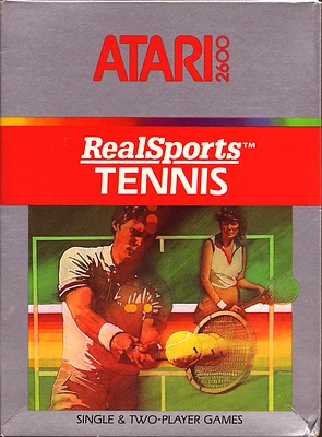 REALSPORTS TENNIS - Atari 2600 - USED