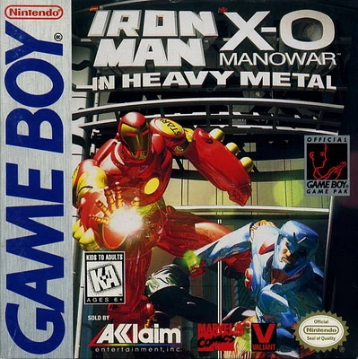 IRON MAN & MANOWAR IN HEAVY - Game Boy - USED