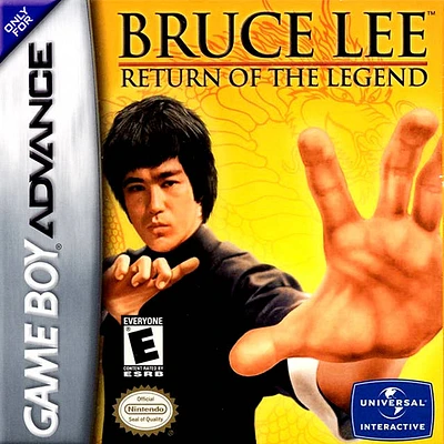 BRUCE LEE:RETURN OF THE LEGEND - Game Boy Advanced - USED
