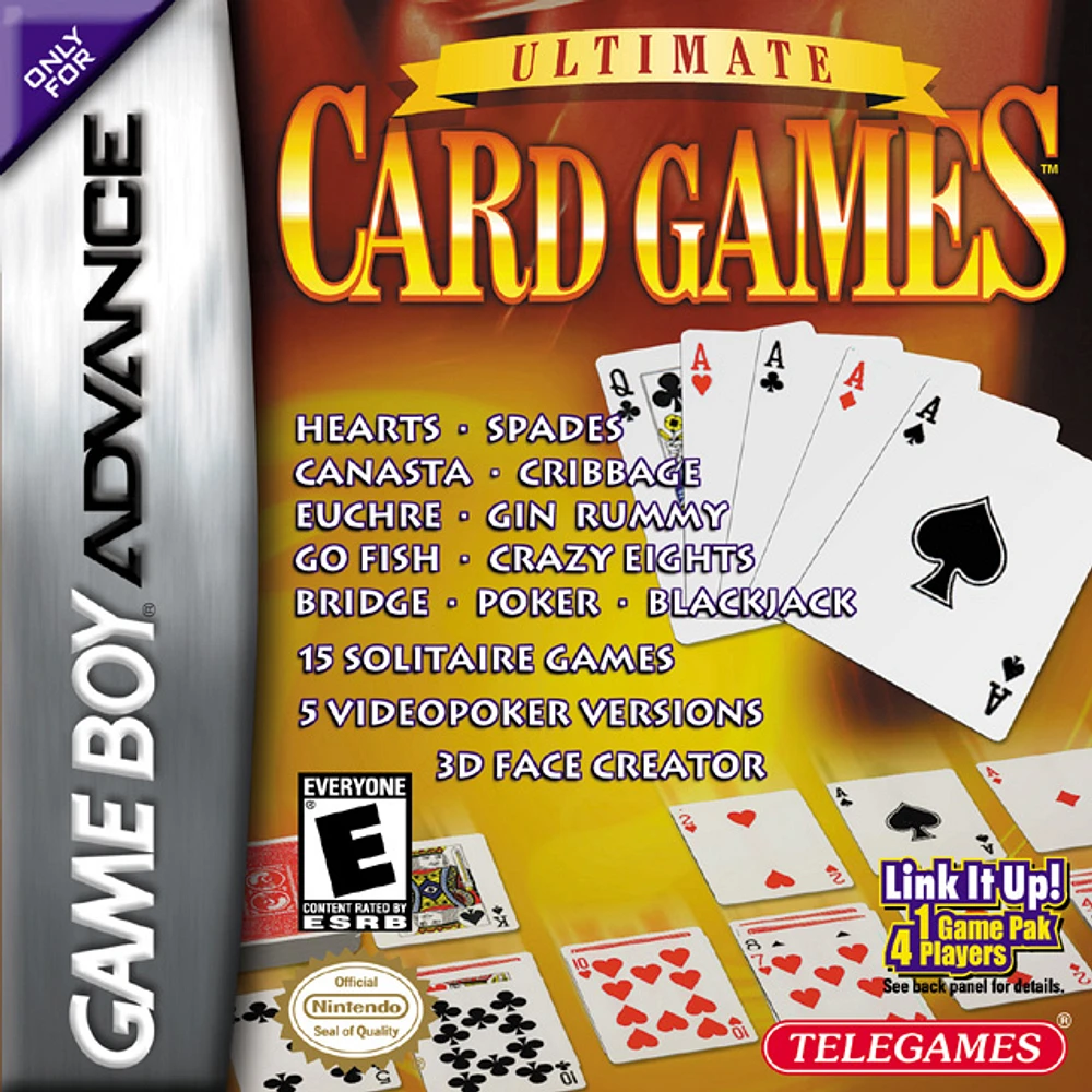 ULTIMATE CARD GAMES - Game Boy Advanced - USED