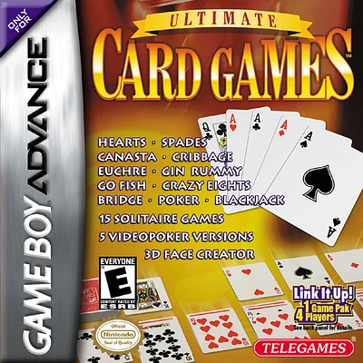 ULTIMATE CARD GAMES - Game Boy Advanced - USED