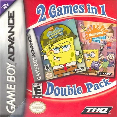 NICKTOONS:FRZ/SPONGEBOB:BATTLE - Game Boy Advanced - USED