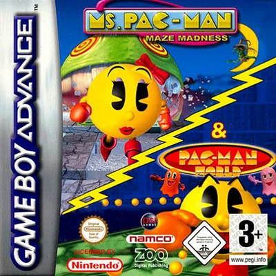 MS. PAC-MAN:MAZE MADNESS/WORLD - Game Boy Advanced - USED