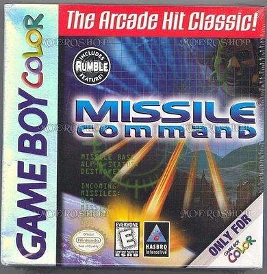 MISSILE COMMAND - Game Boy Color - USED