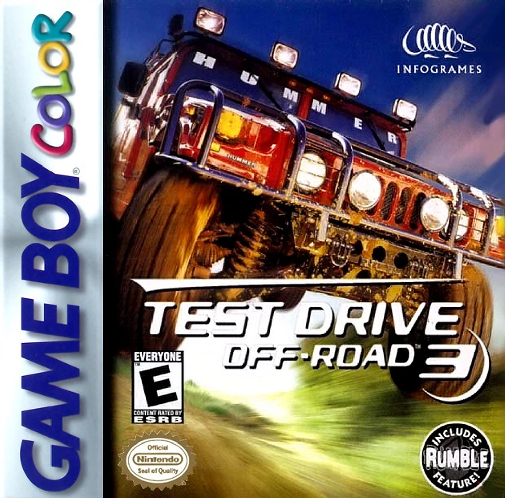 TEST DRIVE:OFF ROAD 3 - Game Boy Color - USED