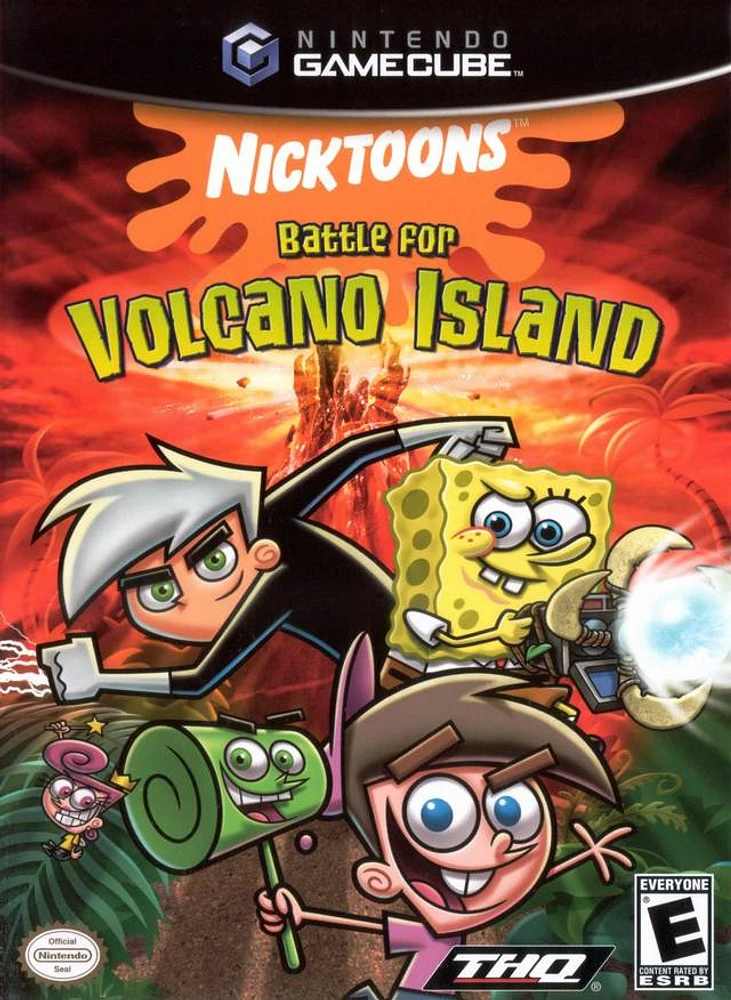 NICKTOONS:BATTLE FOR VOLCANO - GameCube - USED