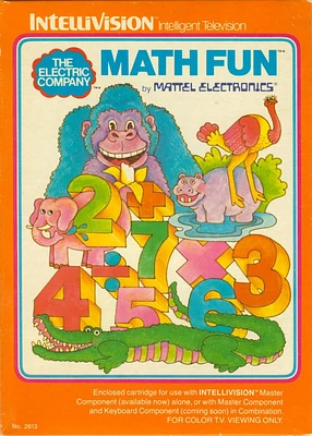 MATH FUN - Intellivision - USED