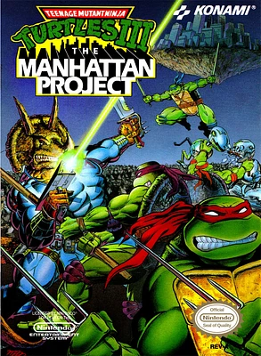 TMNT 3:MANHATTAN PROJECT - NES - USED