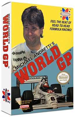 MICHAEL ANDRETTIS WORLD GP - NES - USED